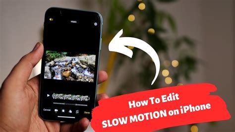 how to make a video slow motion on iphone after recording