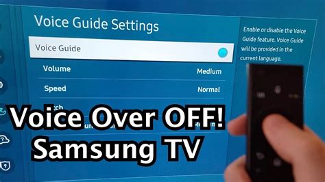 how to turn off audio description on samsung tv and explore the potential benefits of voice control in smart homes